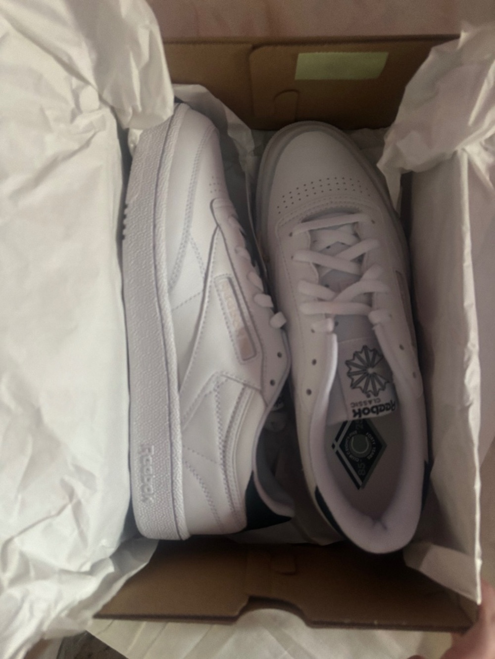 Reebok Club C 85 white sneakers
